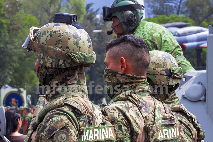 Soldados mexicanos. Foto M. García