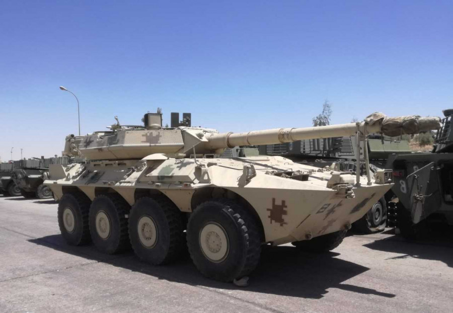 VCR Centauro del Ejército de Jordania. Foto: SDLE