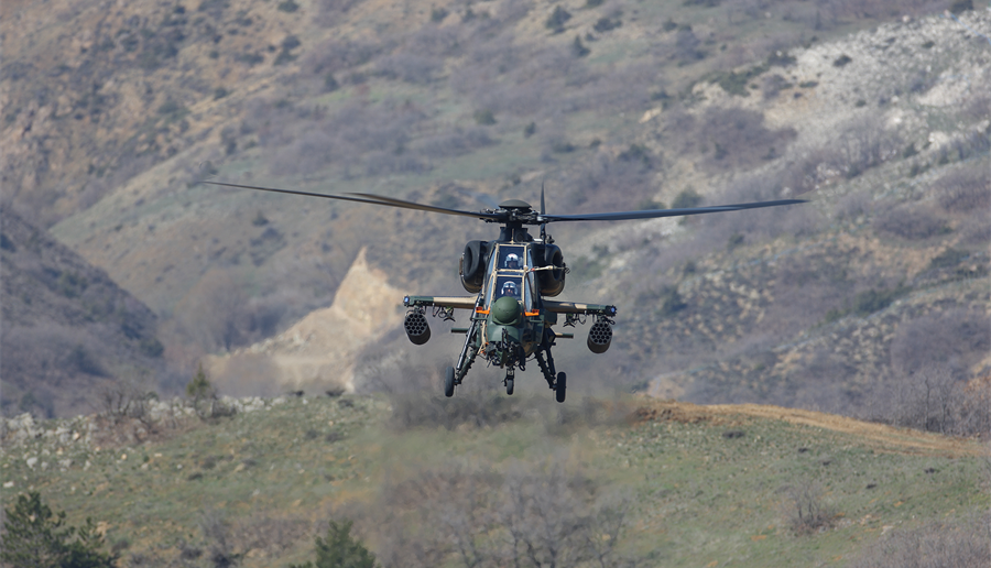 Helicóptero de Ataque T129 Atak. Foto: TAI
