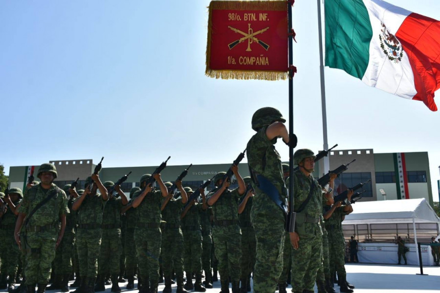 Inauguración del 98o. Batallón de Infantería y su unidad habitacional militar
