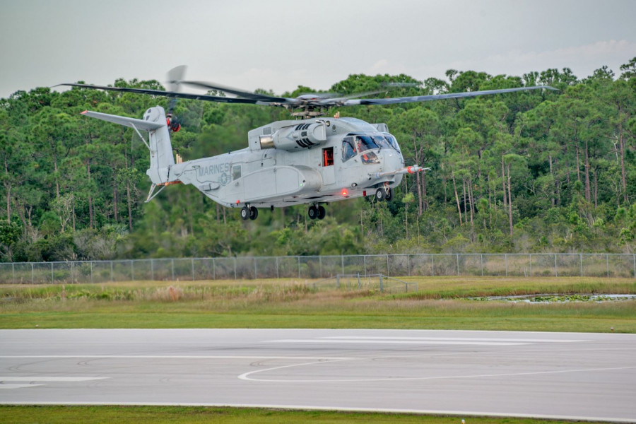 Helicóptero CH-53K. Foto: Sikorsky