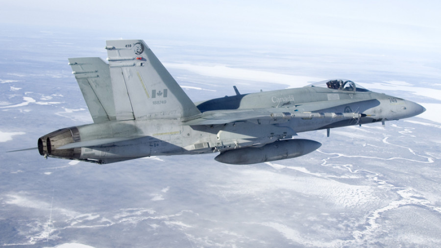 Un CF-188 Hornet canadiense como los que acudirán a Famex 2019. Fotos: RCAF.