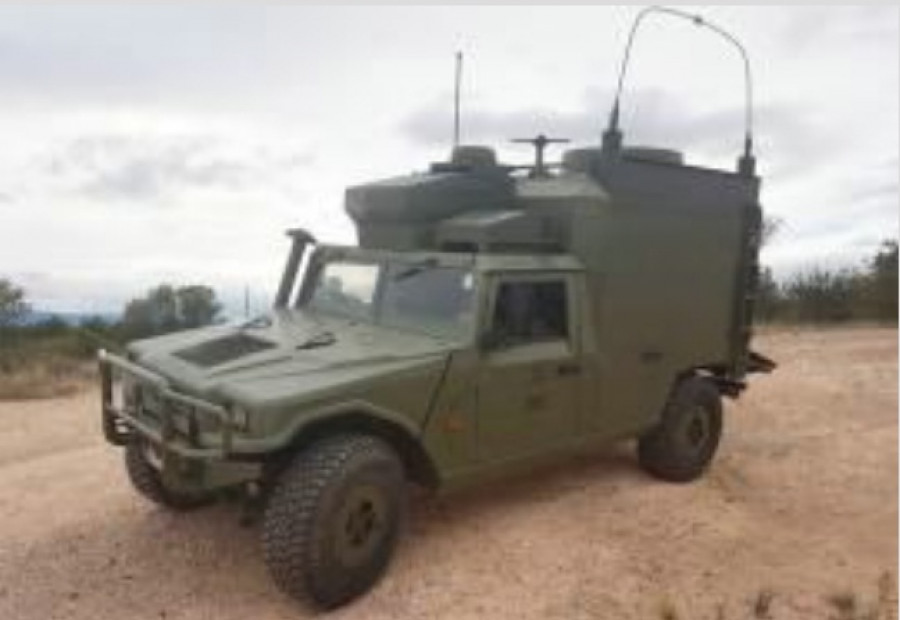 Estacion Soria sobre Vamtac. Foto: Ejército de Tierra