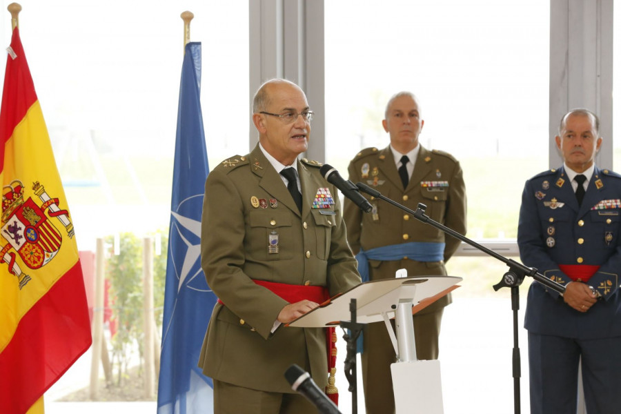 General de división Juan Montenegro Álvarez de Tejera. Foto: Estado Mayor de la Defensa
