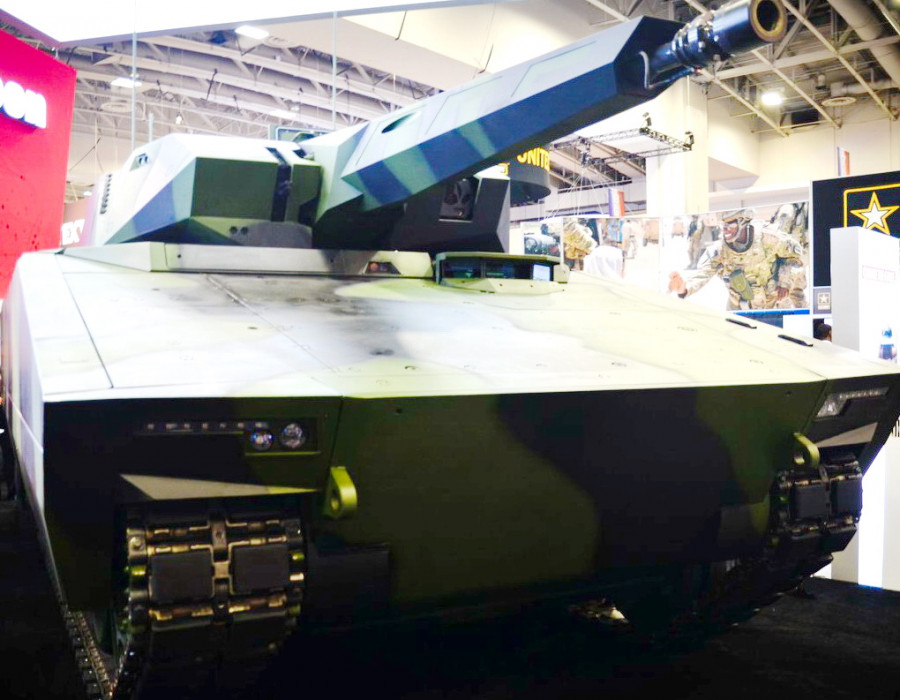 LYNX KF41 en el stand de Raytheon en Washington. Foto: G. Porfilio.