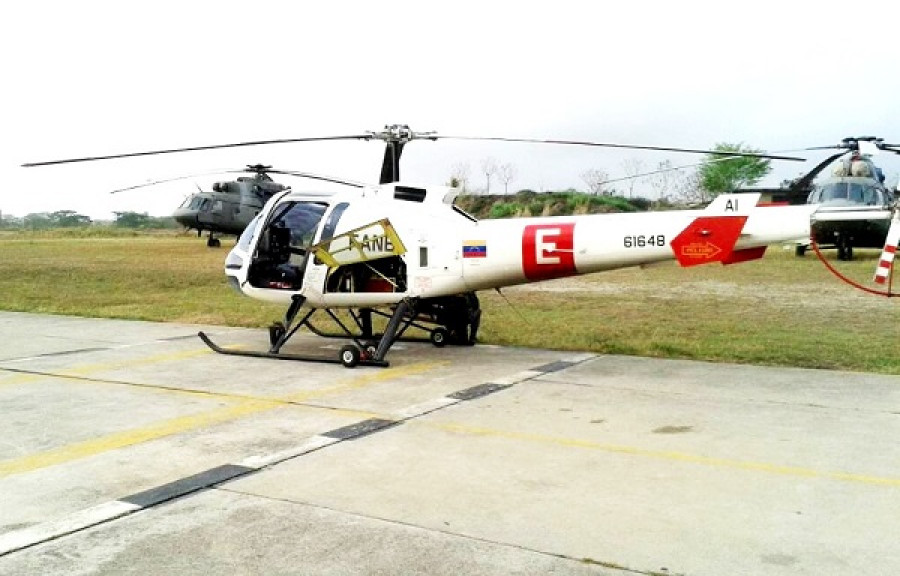 Helicóptero Enstrom 480B del Grupo 19, similar al siniestrado. Foto: Aviación Militar de Venezuela.