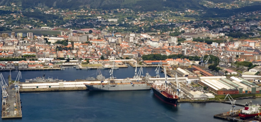 Astillero de Navantia en Ferrol. Foto: Navantia