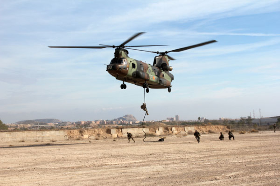 Chinook ejercito tierra