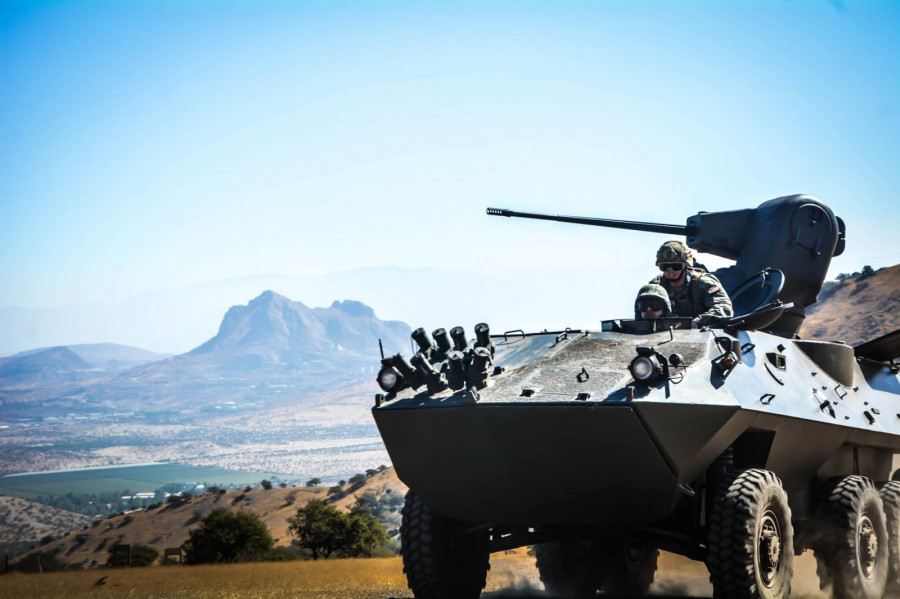 Carro Mowag Famae Pirana 6x6 del Batallon de Infanteria Mecanizada del Regimiento de Infanteria N1 Buin Ejercito de Chile