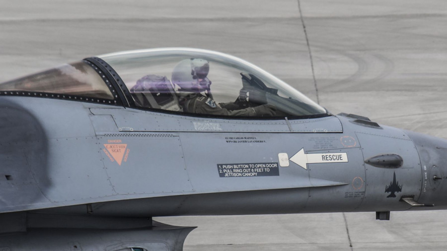 Los pilotos de F-16 MLU de la FACh utilizan el Link 16 para optimizar sus misiones. Foto: Issan Valenzuela