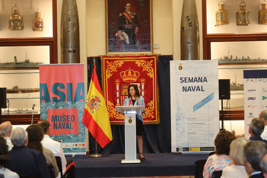 Inauguración de la exposición Asia y el Museo Naval. Foto: Ministerio de Defensa