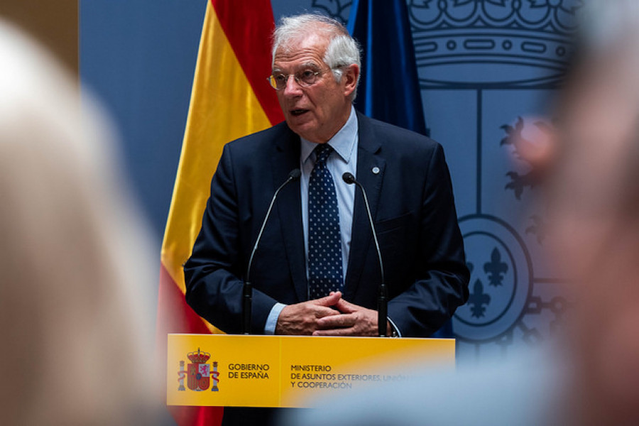 Josep Borrel en un acto reciente en Madrid. Foto: Ministerio de Asuntos Exteriores
