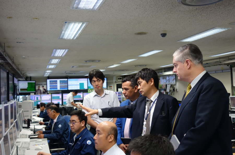 La agenda de trabajo permitió a los representantes chilenos conocer la experiencia y capacidades de Japón en gestión de tsunamis. Foto: SHOA