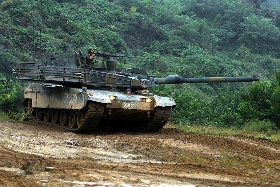 Tanque K2  Black Panther´. Foto: Hyundai Rotem.