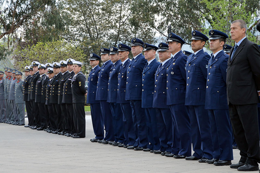 Dotación Antártica 2018-2019 de las FFAA de Chile: Foto: Fuerza Aérea de Chile.