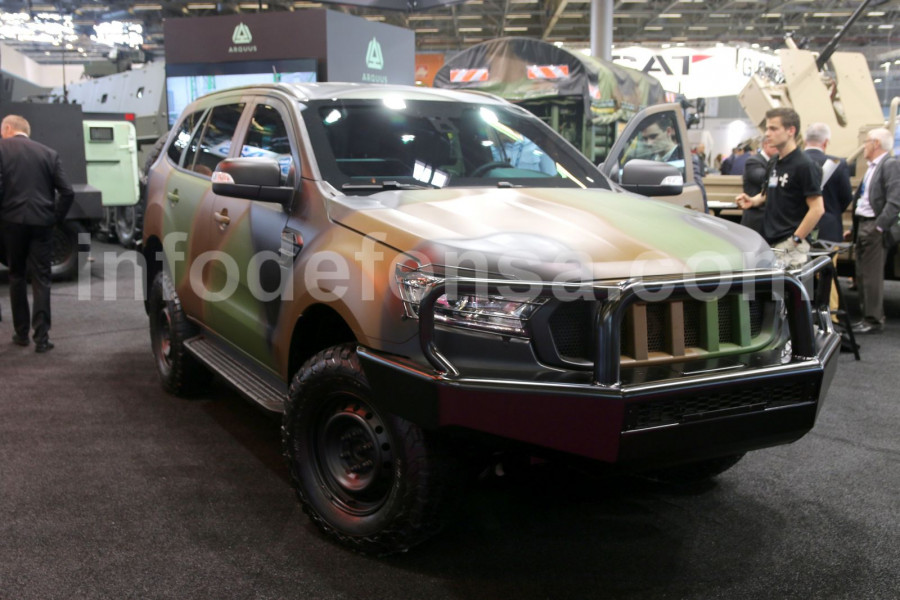 Vehículo VT4 de Arquus en la exhibición de Eurosatory 2018. Foto: Ginés Soriano Forte  Infodefensa.com