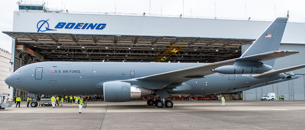 Avión KC-46. Foto: Boeing
