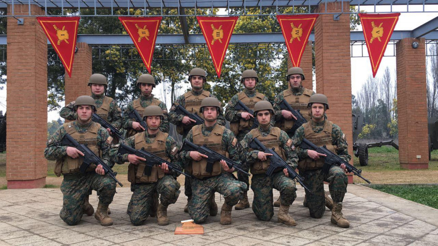 La IV División obtuvo la máxima distinción en la categoría de artillería. Foto: Ejército de Chile