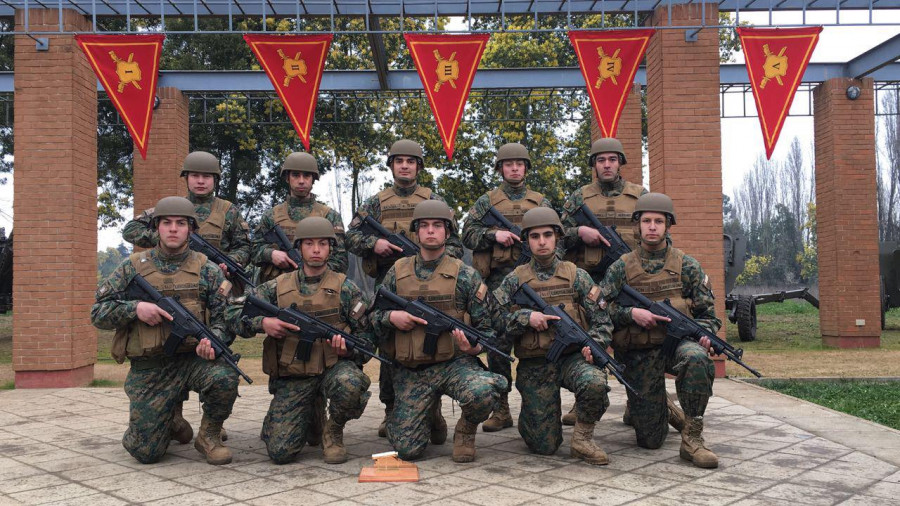La IV División obtuvo la máxima distinción en la categoría de artillería. Foto: Ejército de Chile