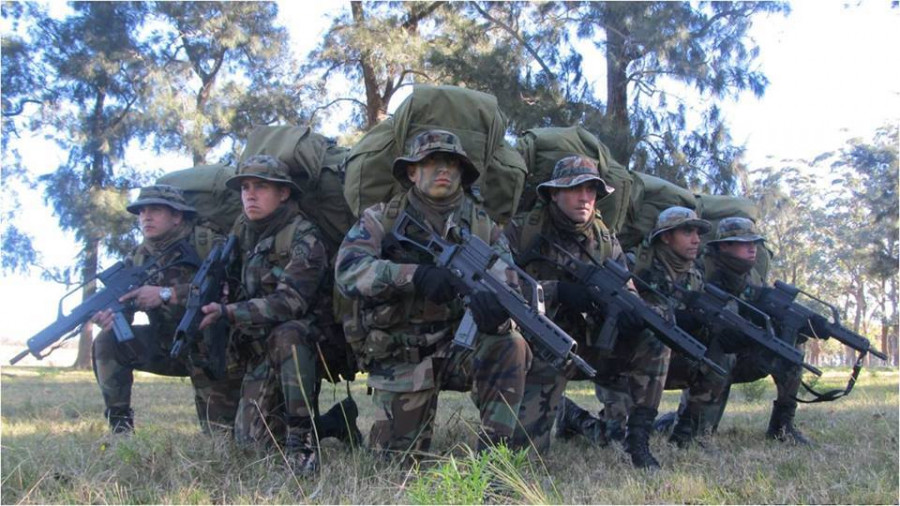 Comandos uruguayos Foto: Ejército Nacional de Uruguay