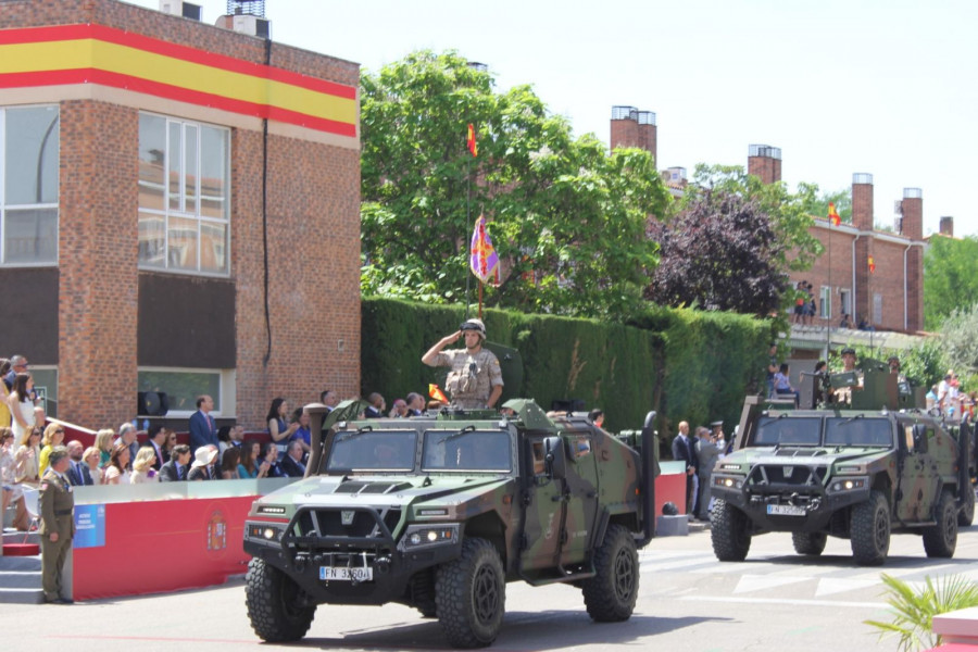 Vamtac del Ejército de Tierra en el Desfile de las Fuerzas Armadas. Foto: Infodefensa.com