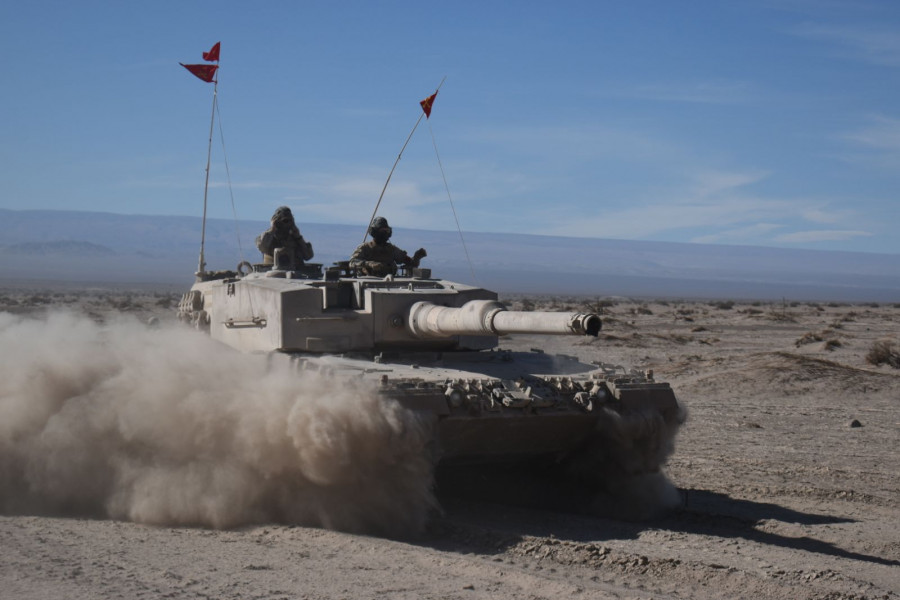 El Leopard 2A4 está asignado a las brigadas acorazadas del norte del país. Foto: Ejército de Chile