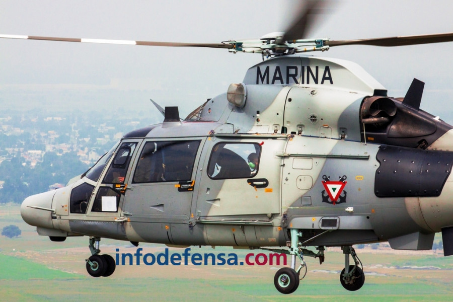 Helicóptero AS565MBe Panther de la Armada de México