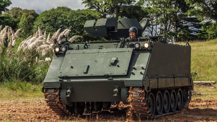 Carro de combate M-113A del Ejército de Brasil.