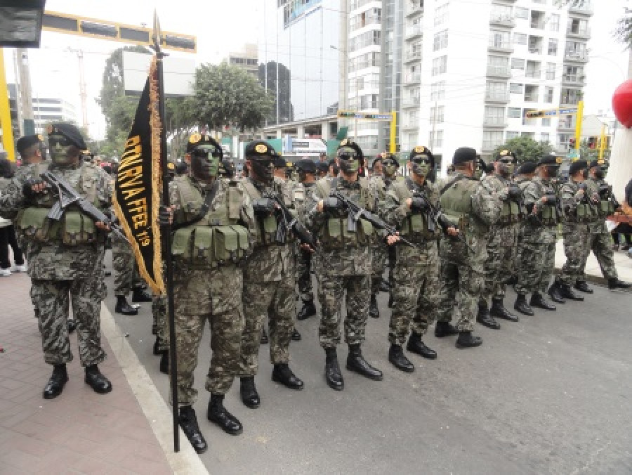 Fuerzas Especiales del Ejército del Perú en la Parada Militar 2016. Foto: Peter Watson