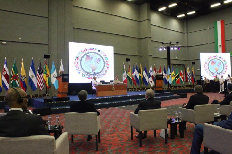Inauguración de la  XIII Conferencia de Ministros de Defensa de las Américas. Imagen. Sedena.