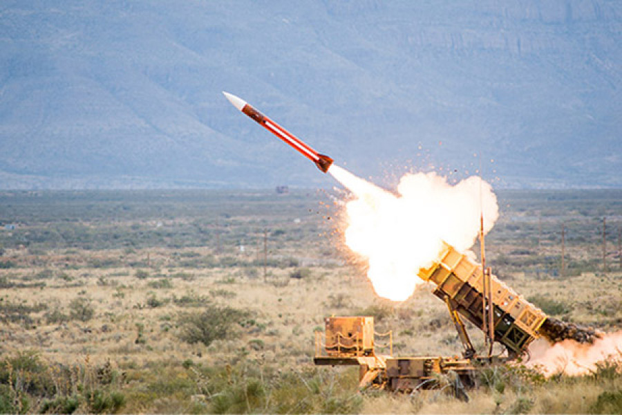 Lanzamiento de un misil Patriot. Foto: Raytheon