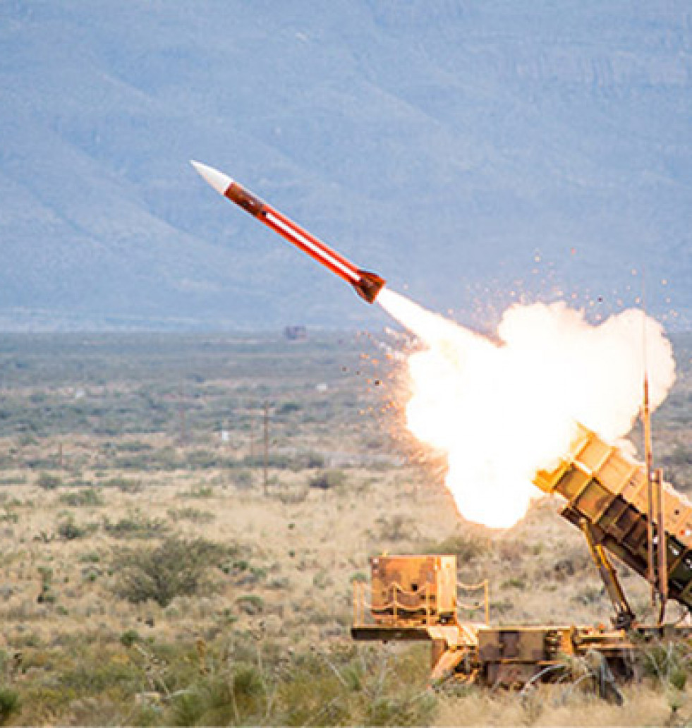 Lanzamiento de un misil Patriot. Foto: Raytheon