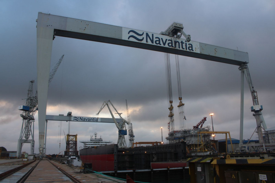Astillero de Navantia en Puerto Real. Foto: Infodefensa.com