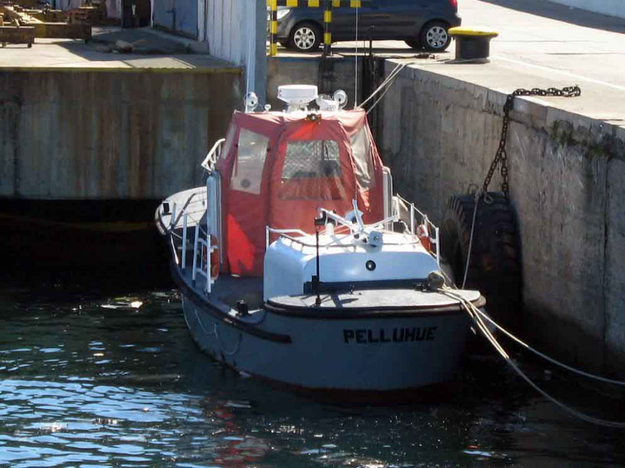 La Pelluhue es una lancha diseñada para efectuar labores de búsqueda y rescate en alta mar. Foto: Richard Brito