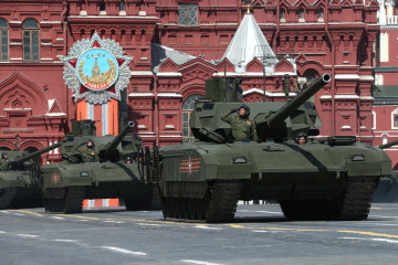 Carro de combate T-14. Foto: Ministerio de Defensa ruso