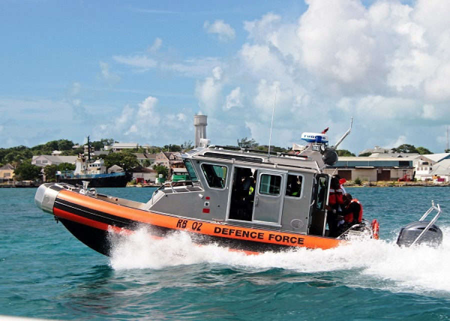 Patrullera RB 02, de tipo Safe 25 Response, donada por Estados Unidos. Foto: The Royal Bahamas Defence Force.