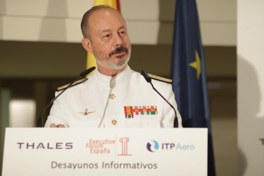 Director General de Armamento y Material, almirante Santiago Gónzalez. Foto: Executive Forum