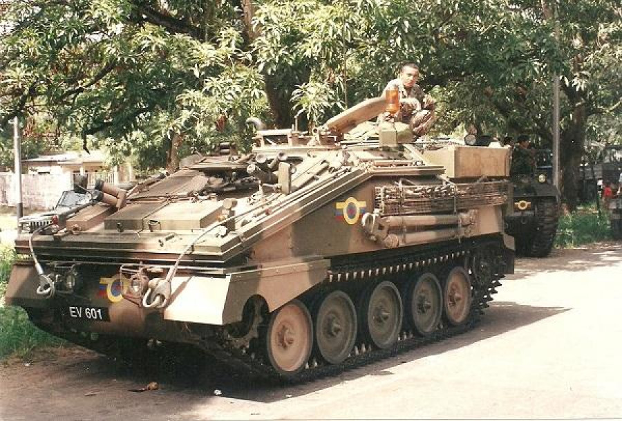 Vehículo blindado recuperador FV 106 Samson del Ejército Venezolano. Foto: Carlos E. HernándezInfodefensa
