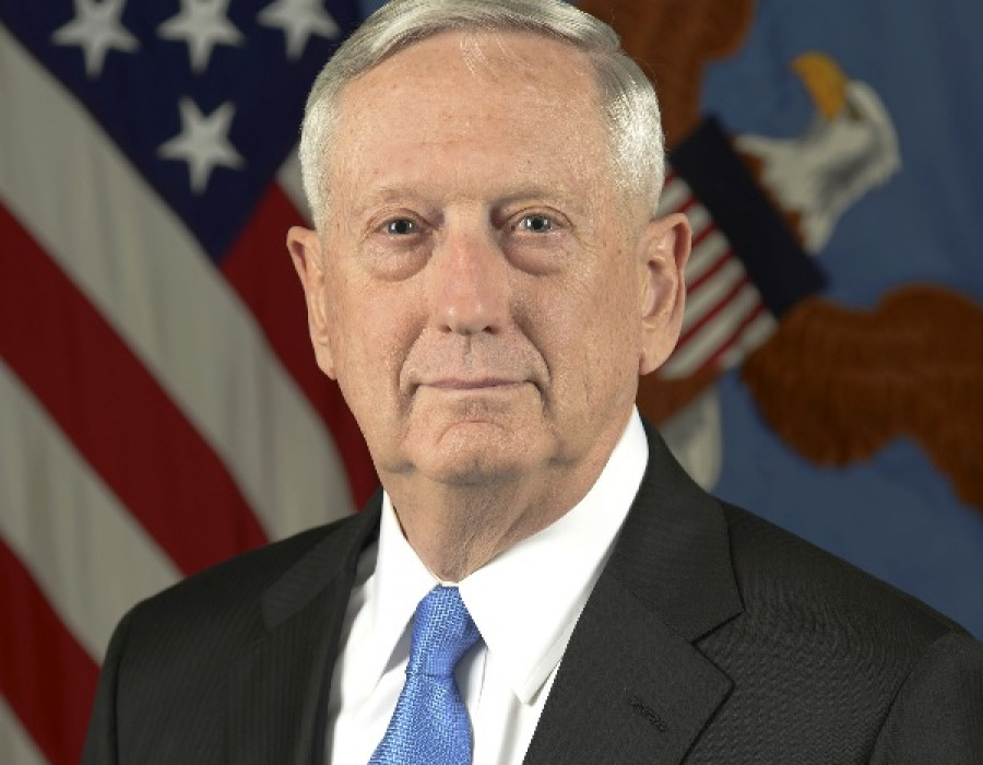 Secretario de Defensa de Estados Unidos, James Mattis. Foto: Departamento de Defensa de EEUU.