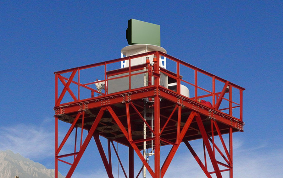 Radar de vigilancia costera Spexer 2000 Coastal. Foto Hensoldt