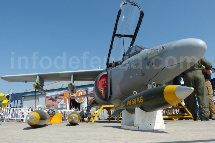 Armamento aéreo en una exhibición de defensa. Foto: Ginés Soriano Forte  Infodefensa.com
