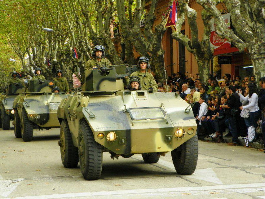 Un vehículo EE-3 Jararaca. Foto: Ejército.