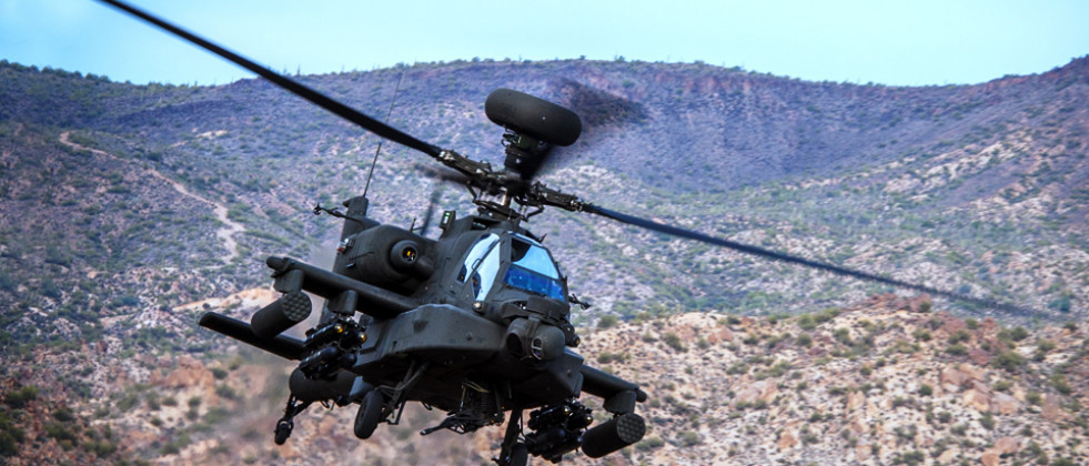 Avión de combate AH-64 Apache. Foto: Boeing