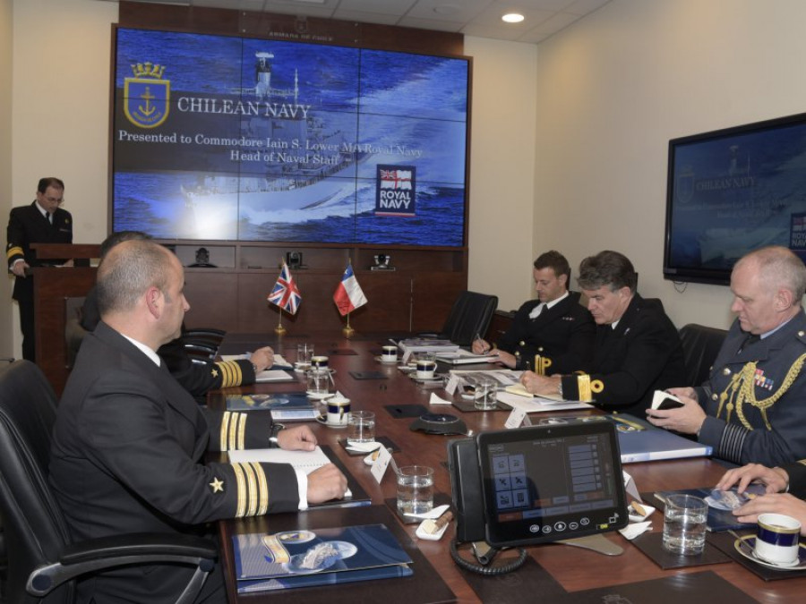 La Armada de Chile y la Royal Navy tienen una relación estratégica bicentenaria. Foto: Armada de Chile