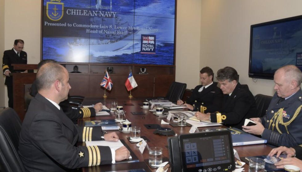 La Armada de Chile y la Royal Navy tienen una relación estratégica bicentenaria. Foto: Armada de Chile