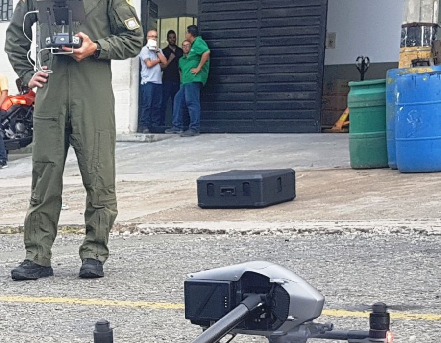 Dron Inspire 2 de DJI Technology. Foto: Erich SaumetchInfodefensa.com