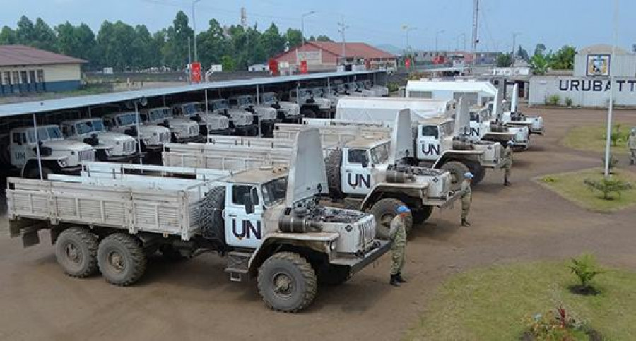 Los nuevos camiones Ural 4320 de la fuerza terrestre uruguaya. Foto: Ejército Nacional del Uruguay.