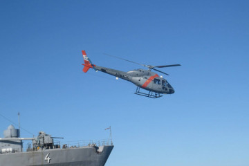 Aeronave Helibras AS355-F2 Esquilo Foto: Armada Nacional de Uruguay