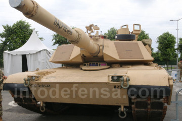 Carro de combate Abrams M1A1. Foto: Ginés Soriano Forte  Infodefensa.com