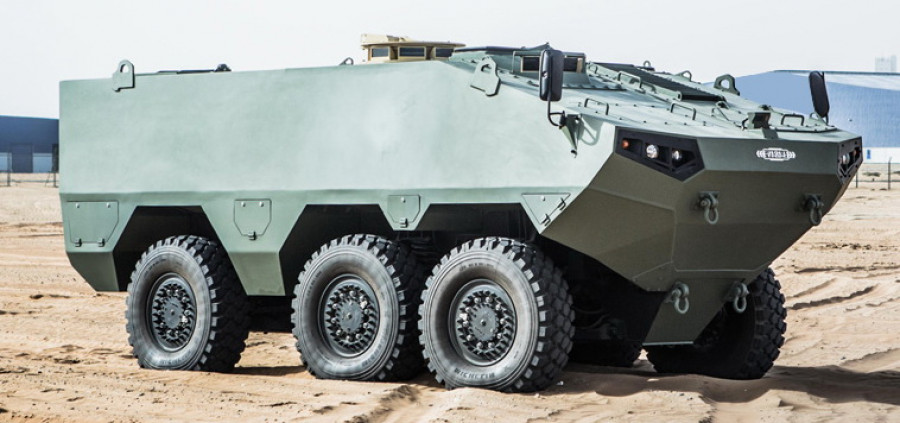 Carro blindado 6x6 Varan. Foto: Streit Group